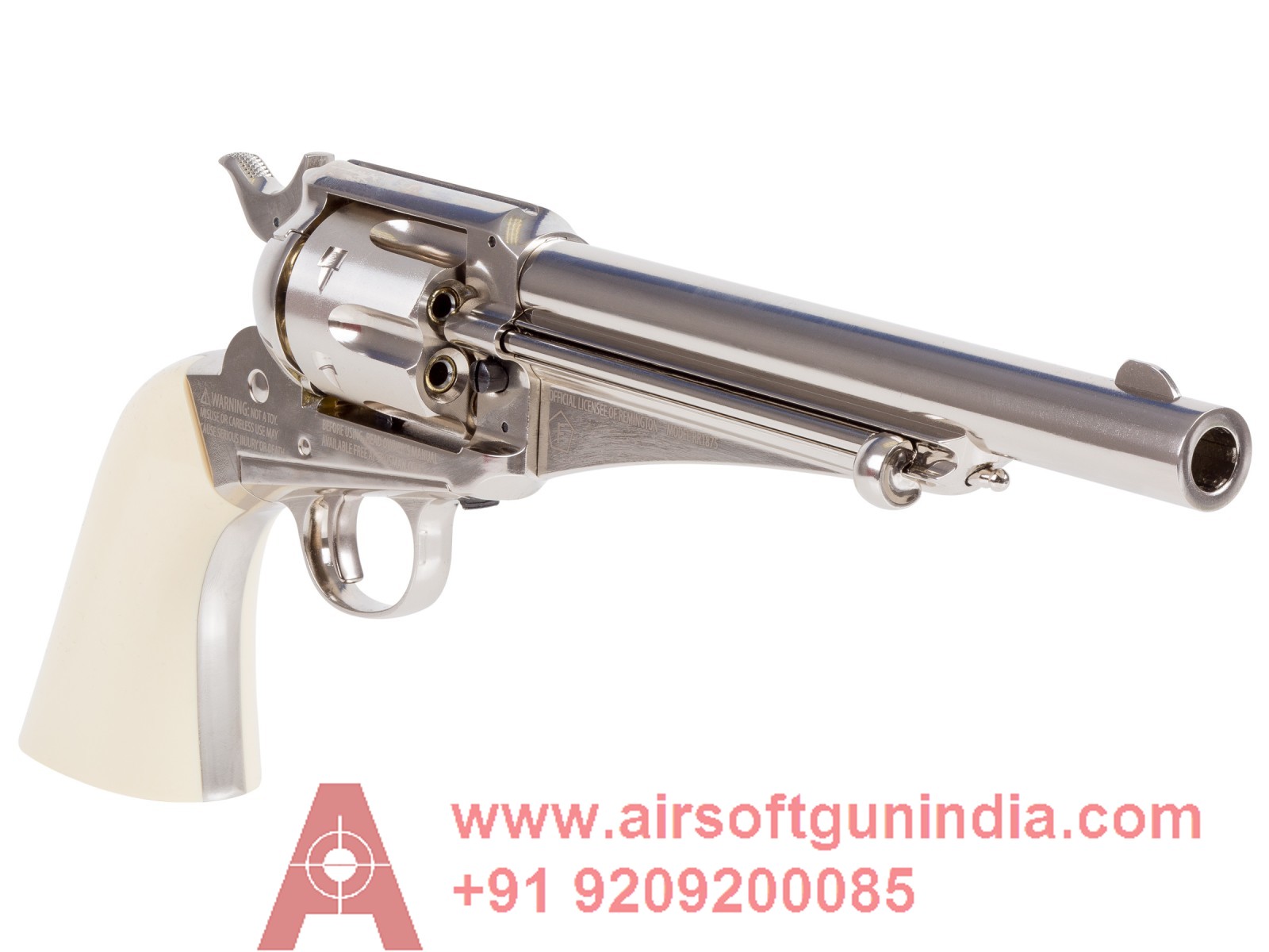 REMINGTON 1875 CO2 DUAL AMMO REVOLVER - Air Guns India