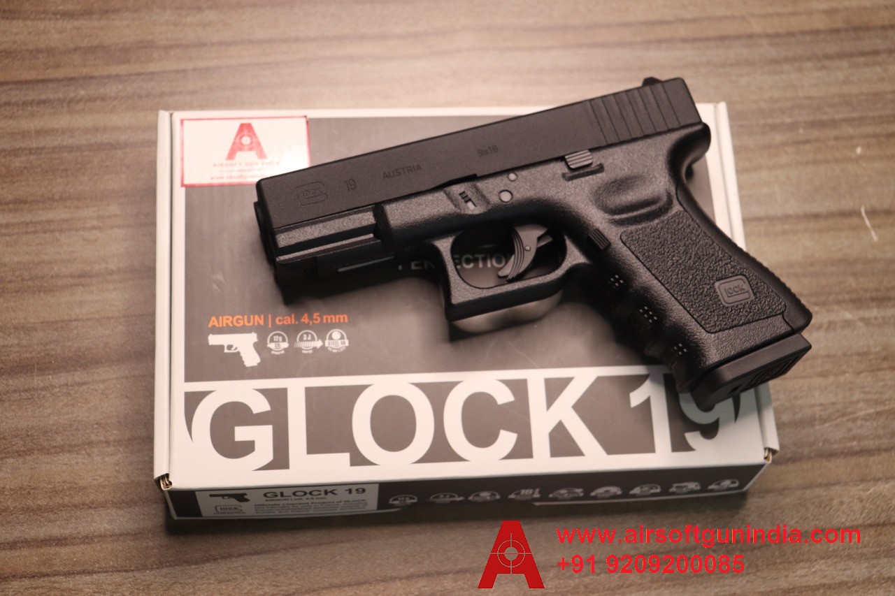 GLOCK 19 .177 CO2 BB NON BLOWBACK AIR PISTOL BY AIRSOFT GUN INDIA