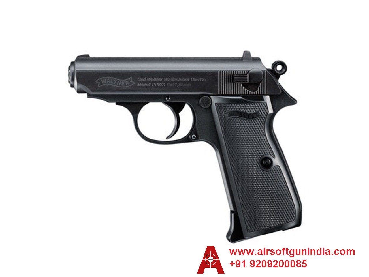 Walther PPK/S Cal.177, 4.5mm Co2 BB Air Pistol By Airsoft Gun India