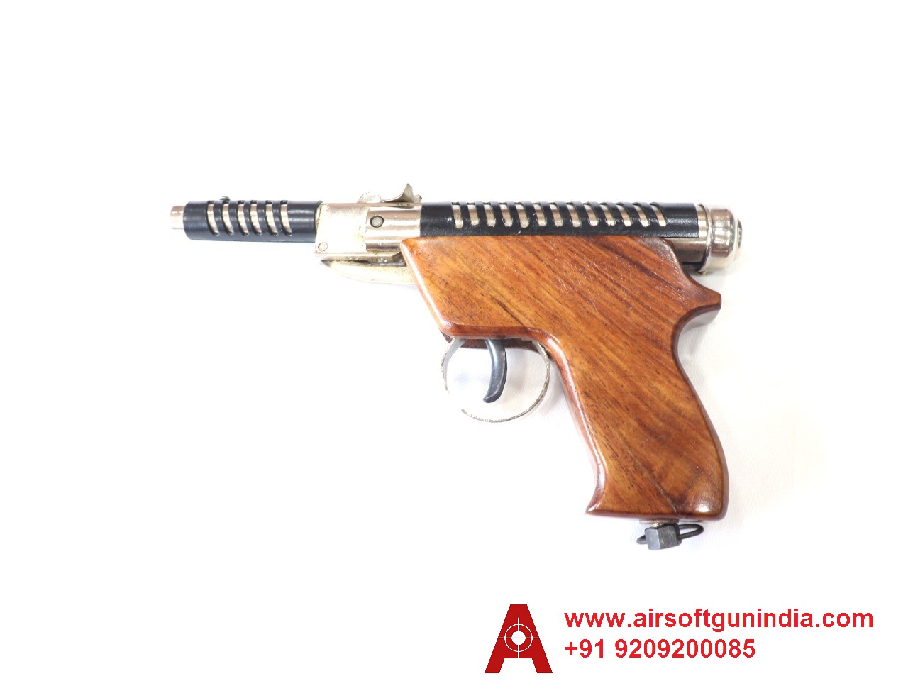 Batman 007 Wooden Single-shot .177 Caliber /  mm Indian Air pistol By  Airsoft Gun India.