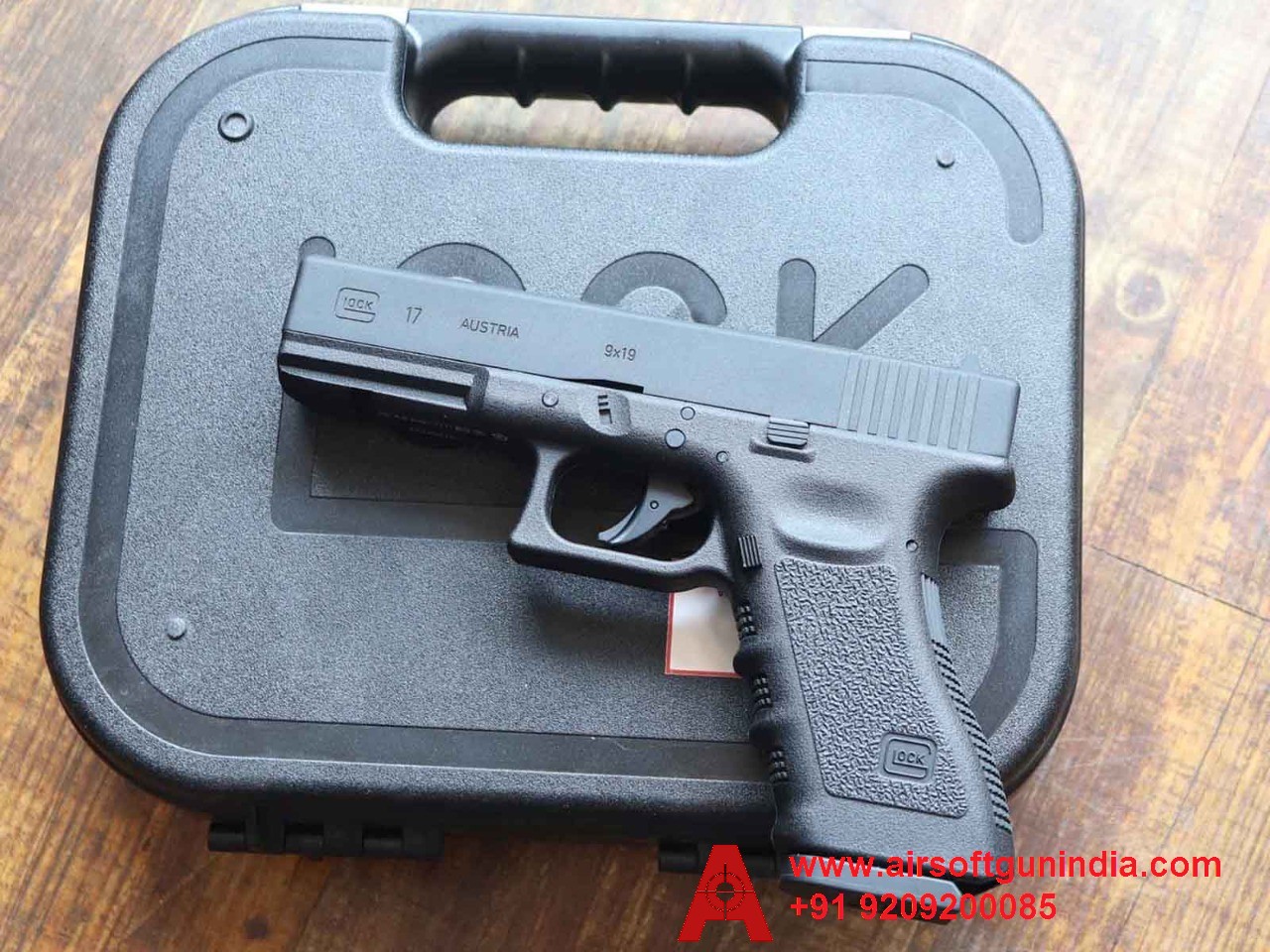 Glock 17 Generation 3 Co2 BB and Pellet .177Cal, 4.5mm Air Pistol By Airsoft  Gun India.