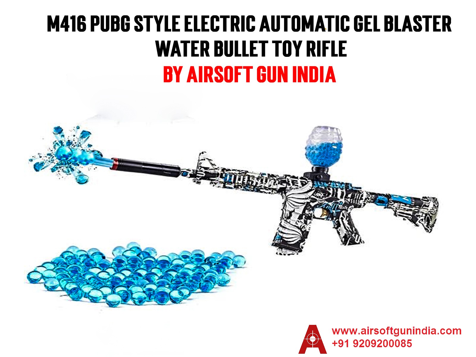 Electric Soft Bullet Shell Ejection Toy Gun Blaster M416 Rifle
