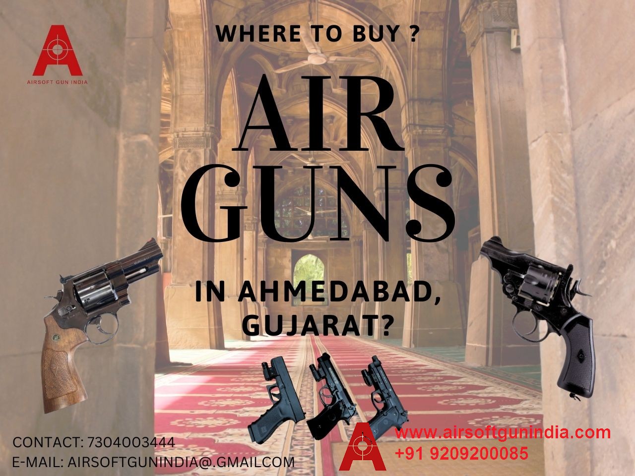 Where to Buy Air Guns in Ahmedabad, Gujarat?