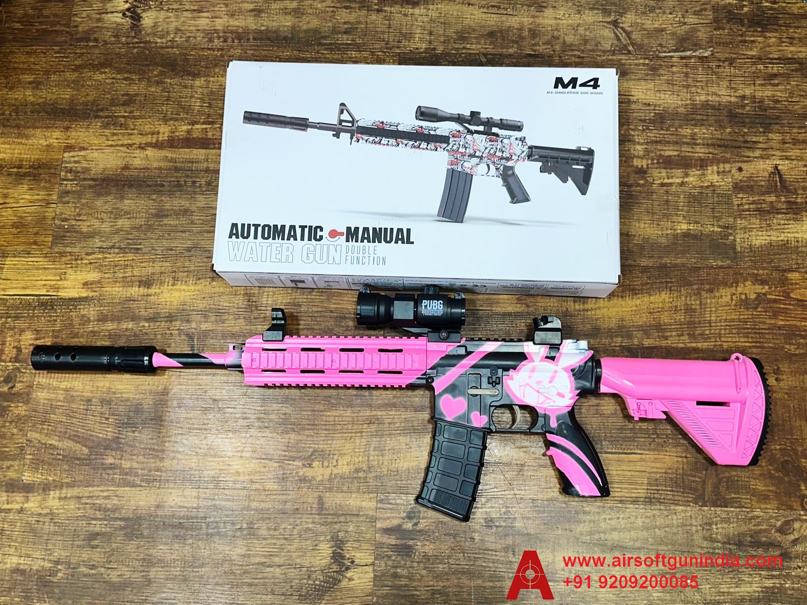 Dominate the Battlefield in Style: The M4 Pink Automatic Electric Gel ...