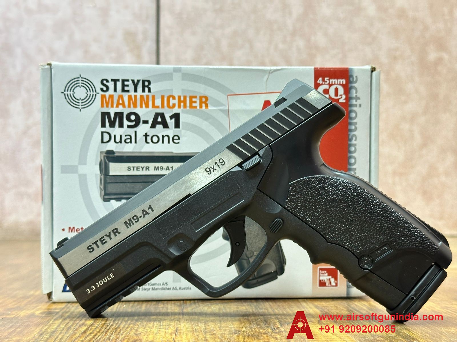 Steyr M9A1 Dual Tone .177 CO2 Air Pistol: A Complete Review